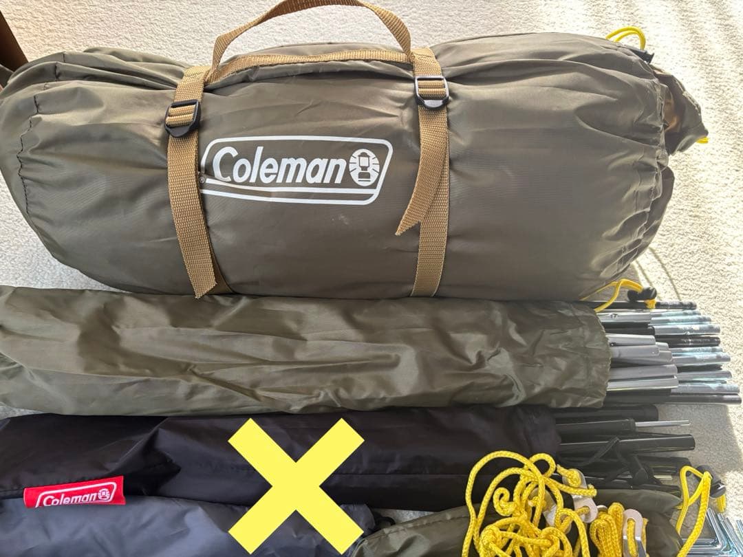 （送料込）コールマン　ツーリングドームST、スノーピークペグ