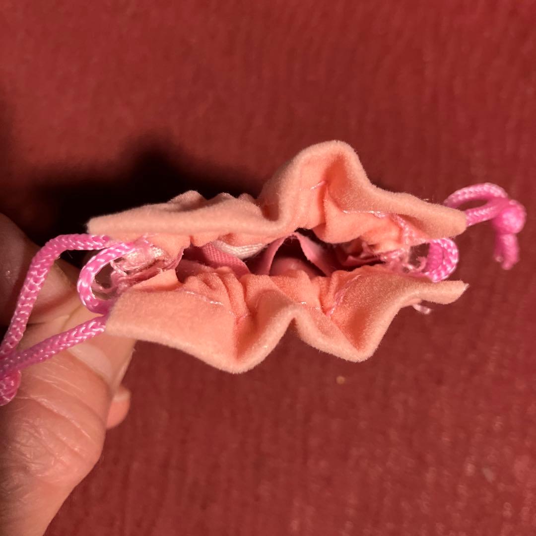 ハローキティ ハートポーチ アクセサリー入れ ミニ巾着サンリオ　レア