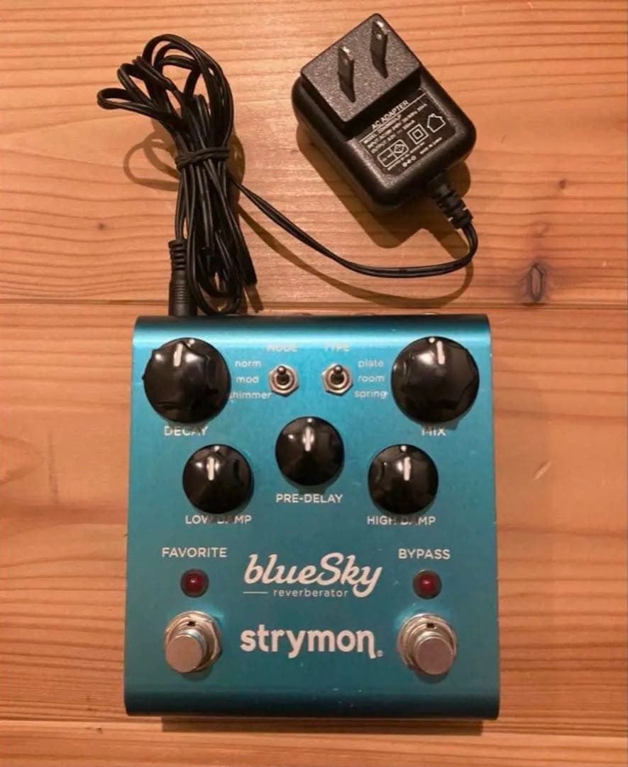 strymon blueSky reverb エフェクター　アダプター付き