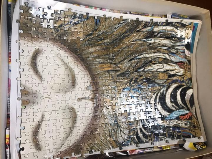 天野喜孝 ジグソーパズル 飛天ー空 3000ピース 組立済み　完成　パズル