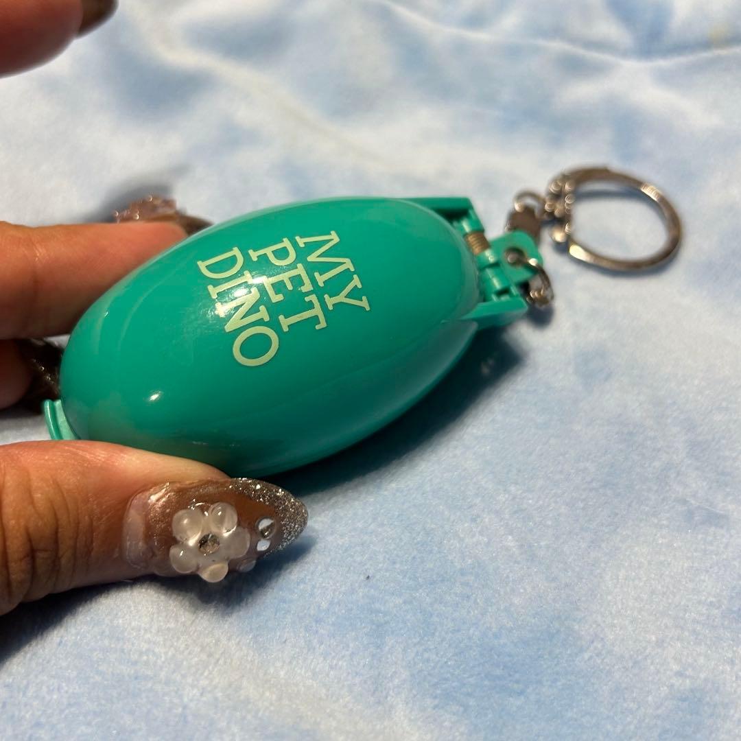 ポケットクリッター　恐竜　トリケラトプス　キーホルダー　レトロ