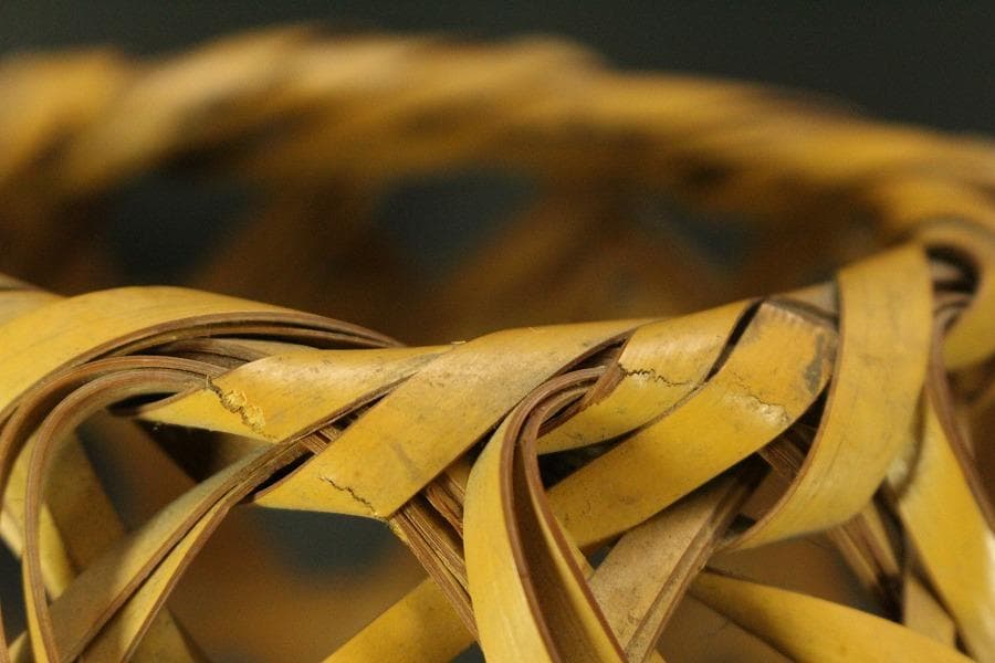 瓢形 花籠 早川尚古斎造 共箱(A888)