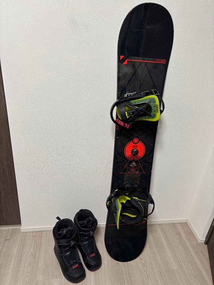 【スノーボード セット】ボード&ビンディング&ブーツ(SALOMON3点セット)