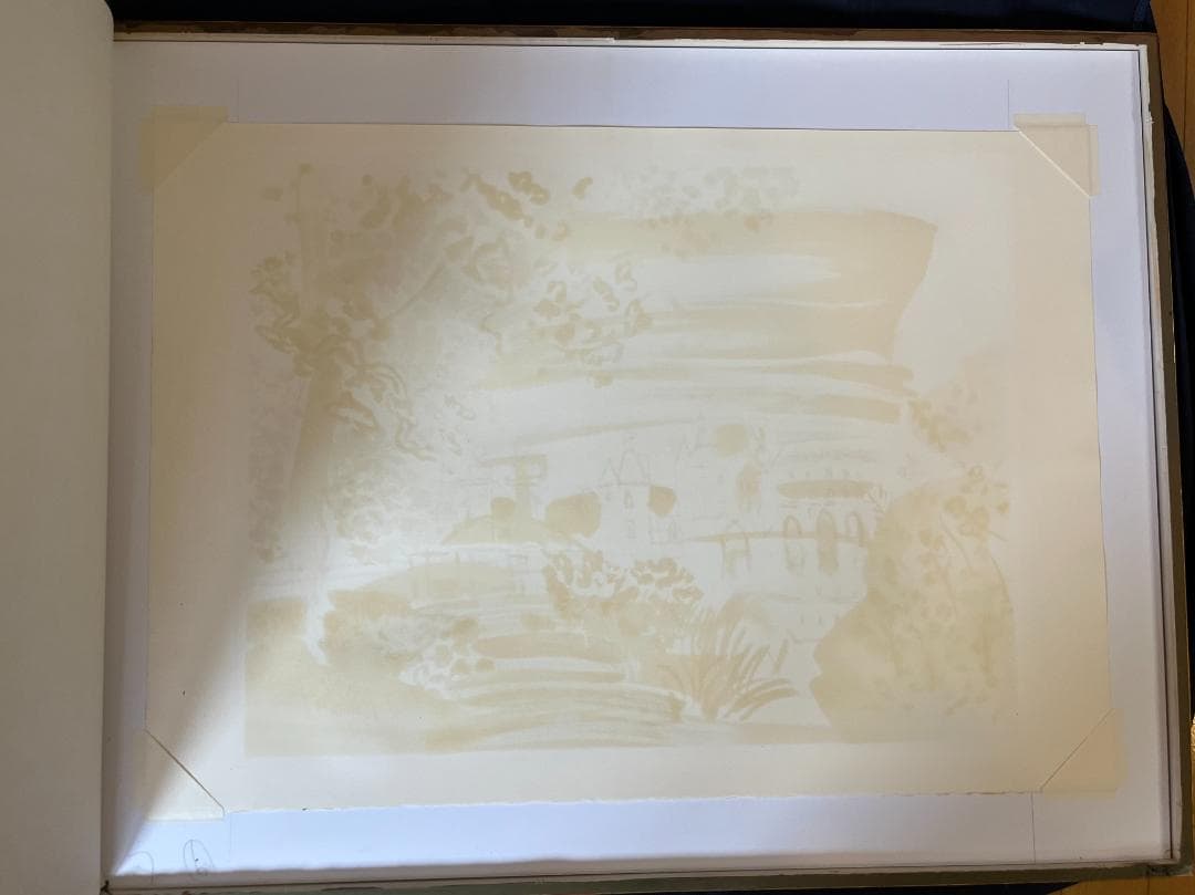 ラウル・デュフィ『シュノンソー』版画 額装済み【サイン・版元刻印 有】