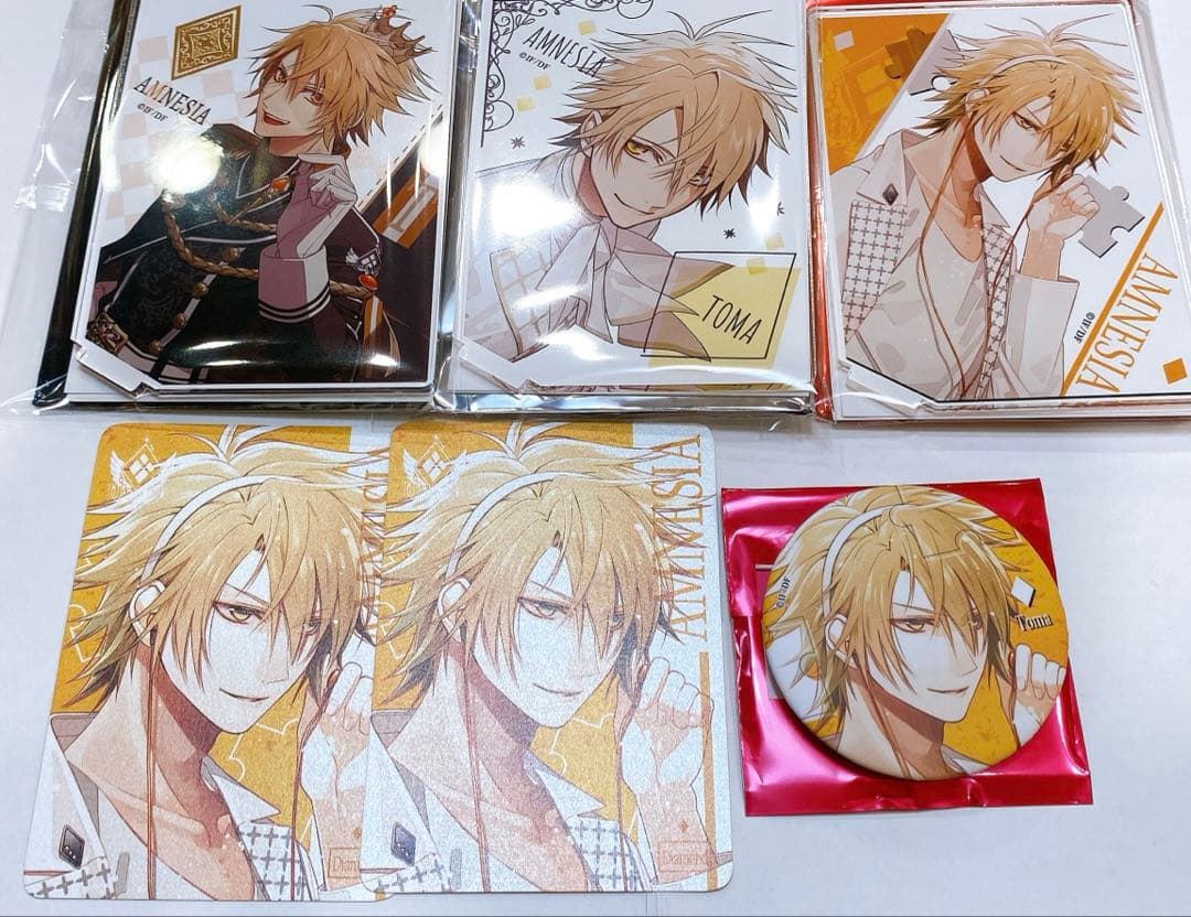 AMNESIA トーマ アクリルスタンド パルカ マット缶バッジ