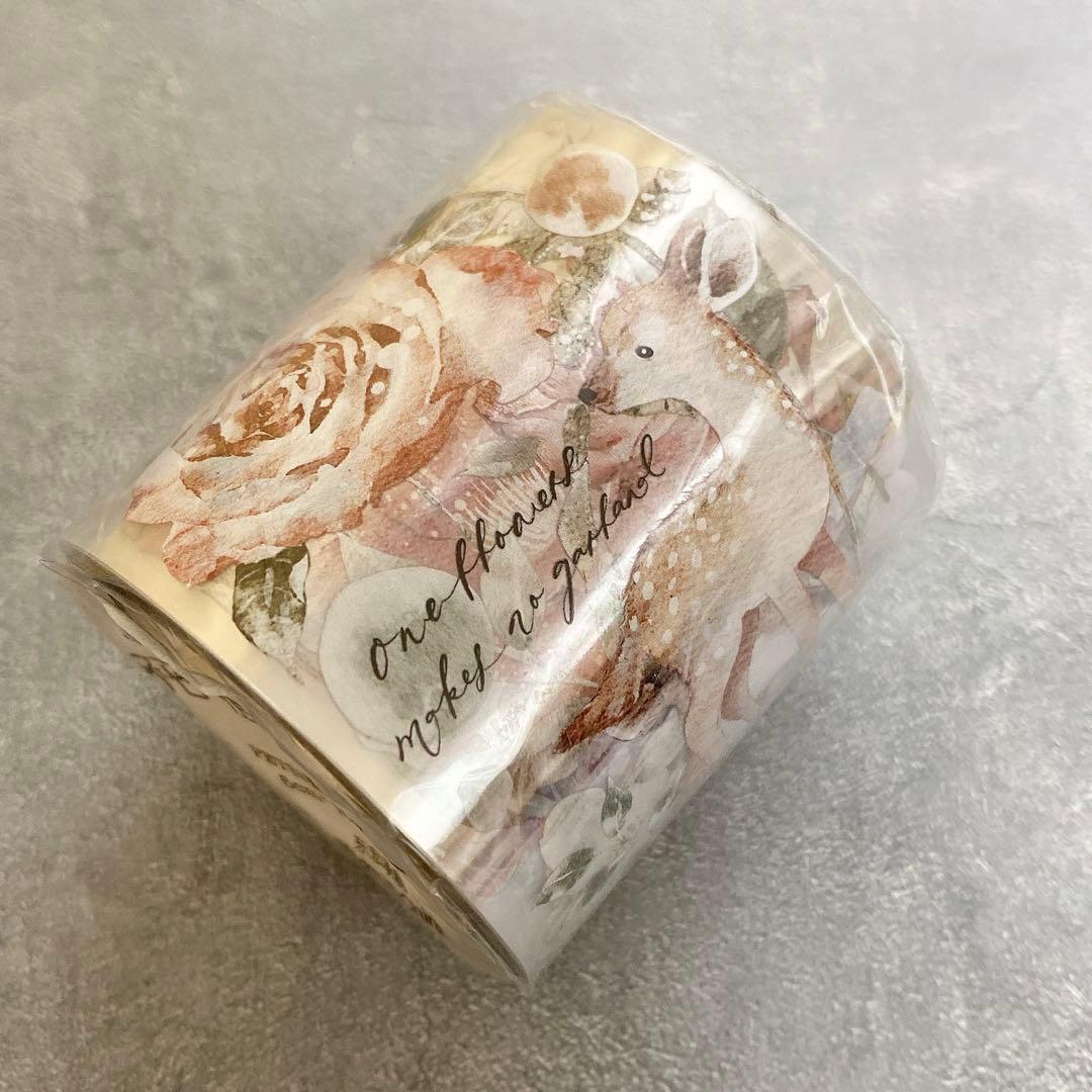 ⭐️SALE⭐️媛子文创《花鹿小径》海外マスキングテープ　マステ 【2561】