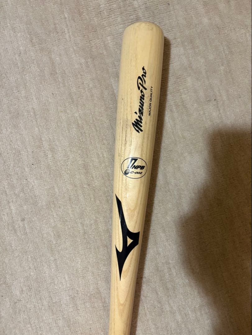 ミズノプロ　西武ライオンズ熊代聖人　木製バット