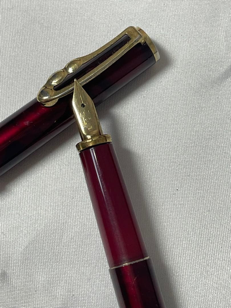 PLATINUM プラチナ 万年筆 ペン先14K P 細　14金ゴールド