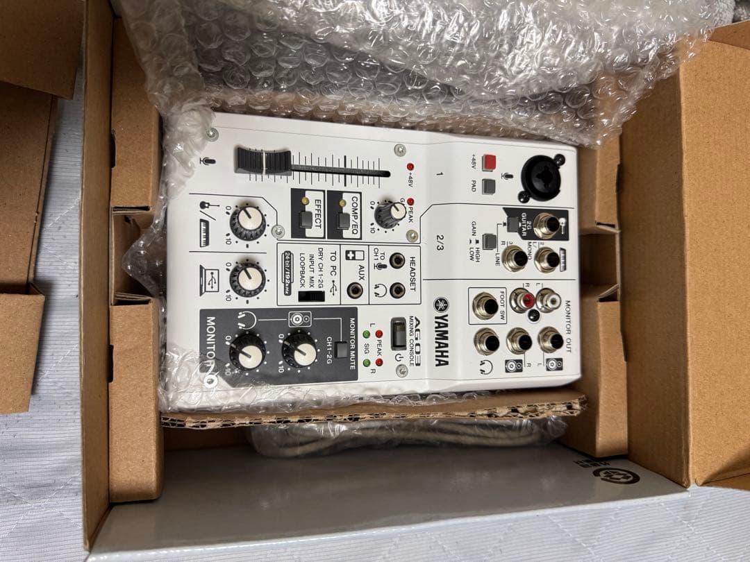 YAMAHA AG03 ヤマハ オーディオインターフェース ミキサー 配信