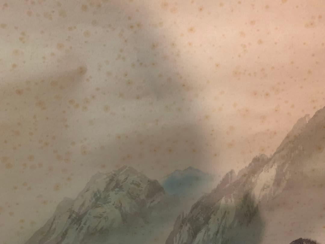 水墨画 山水画 風景画 掛け軸 壁掛 行程