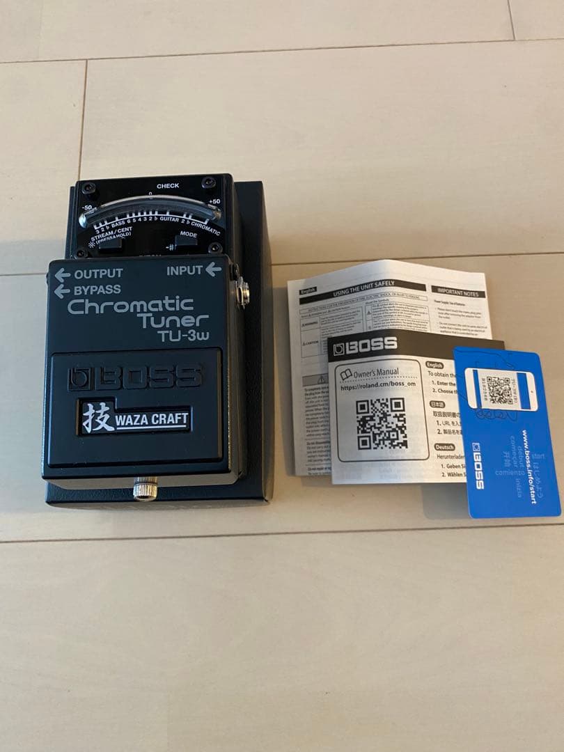 [美品] BOSS TU-3W クロマチックチューナー