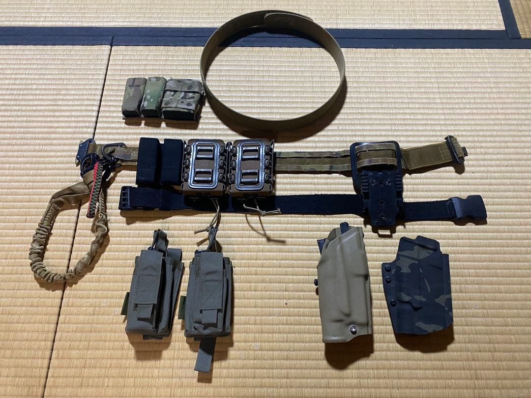 実物　TYR Tactical Gunfighter Belt サファリランド他