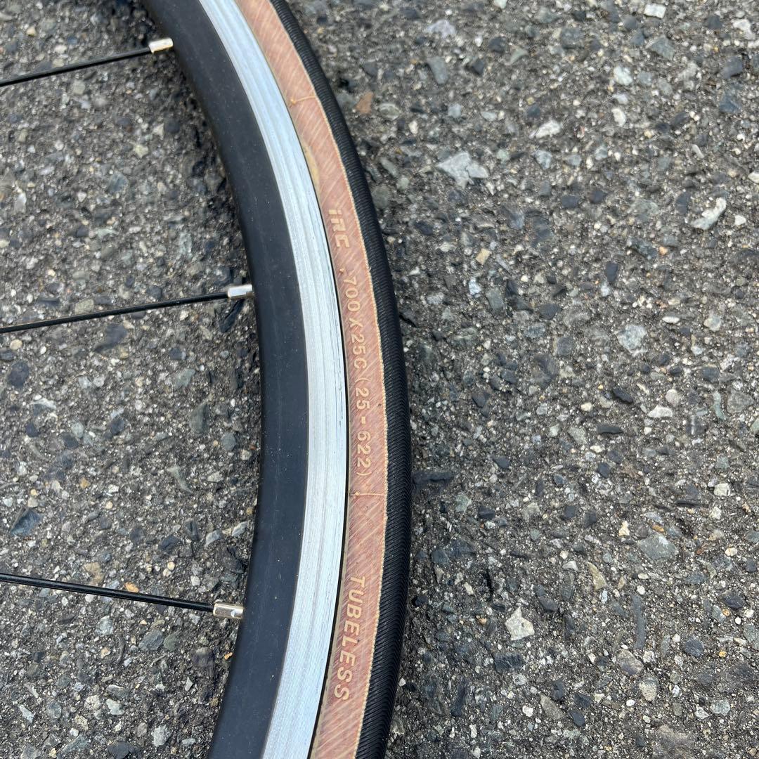 SHIMANO RS フロントホイール＋IRC チューブレスタイヤ