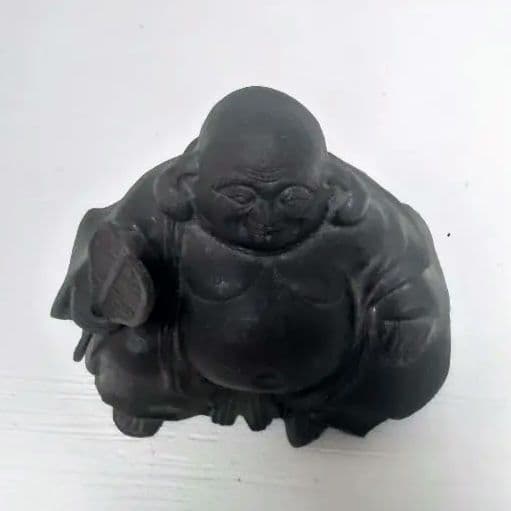 布袋様　秀峰　銅製　七福神　骨董　ミ10