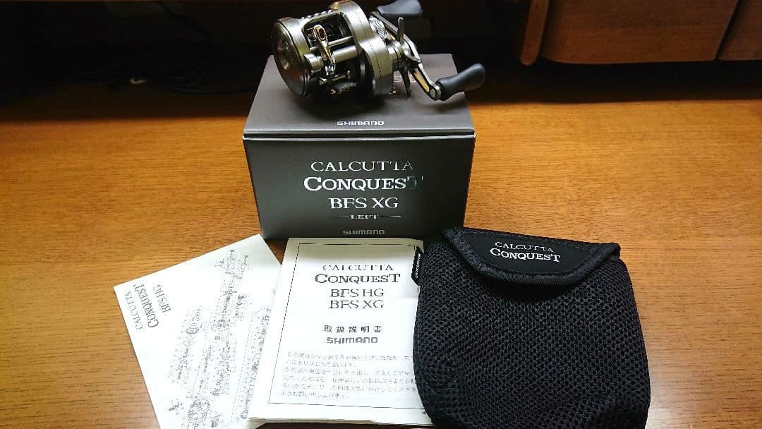 シマノ 23カルカッタコンクエストBFS XG 左ハンドル(美品)