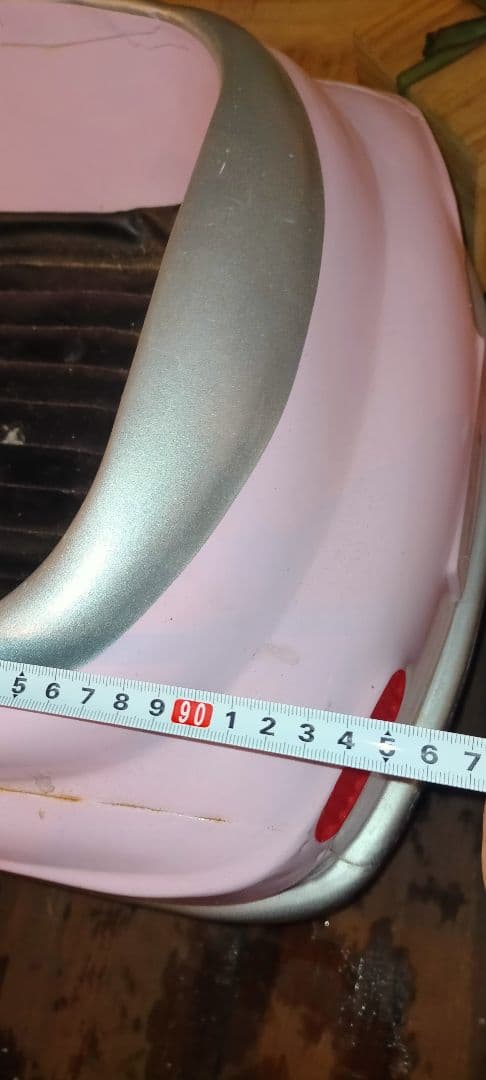 希少ブリキ 足こぎペダルカークラッシクカー旧車 ピンク SUPER SPORT