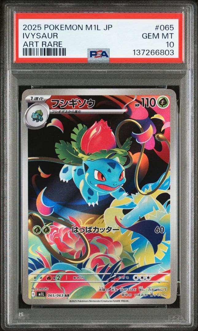 【PSA10】3連番　フシギダネAR フシギソウAR メガフシギバナex SAR