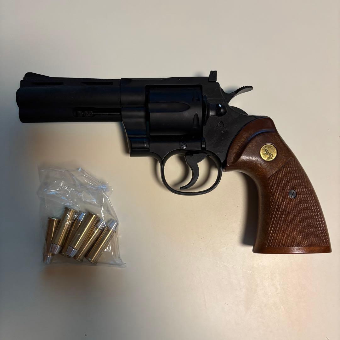 タナカ　コルトパイソン　4インチ　Rモデル　ヘビーウエイト　モデルガン　未発火