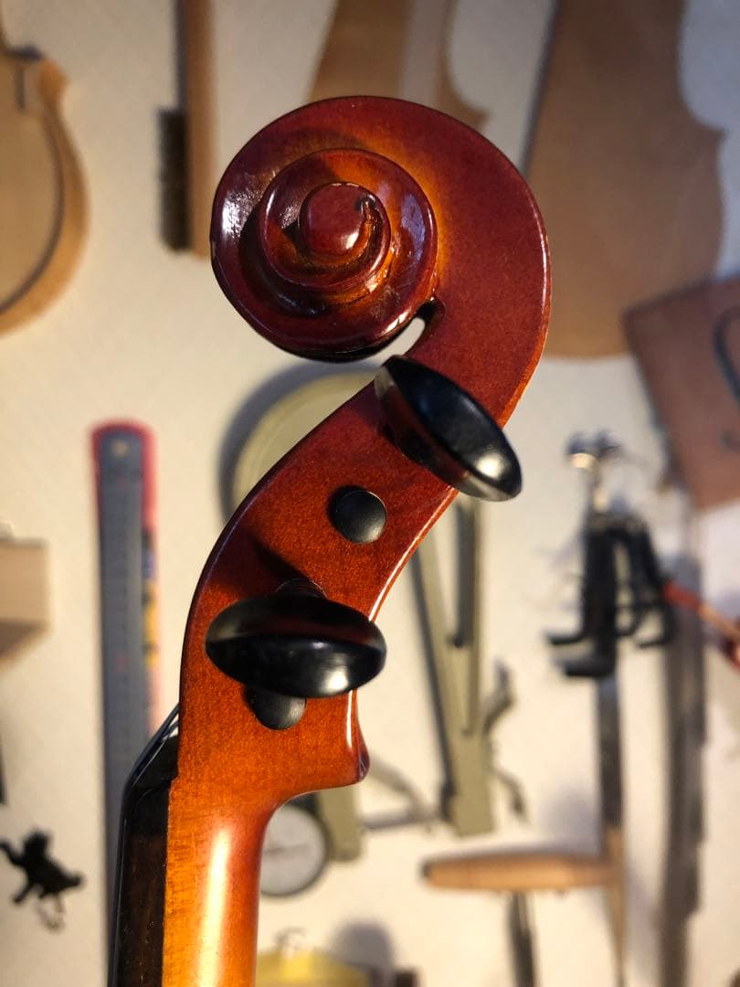 【訳あり特価.駒&魂柱調整済】カルロジョルダーノ分数バイオリンvs1 1/4