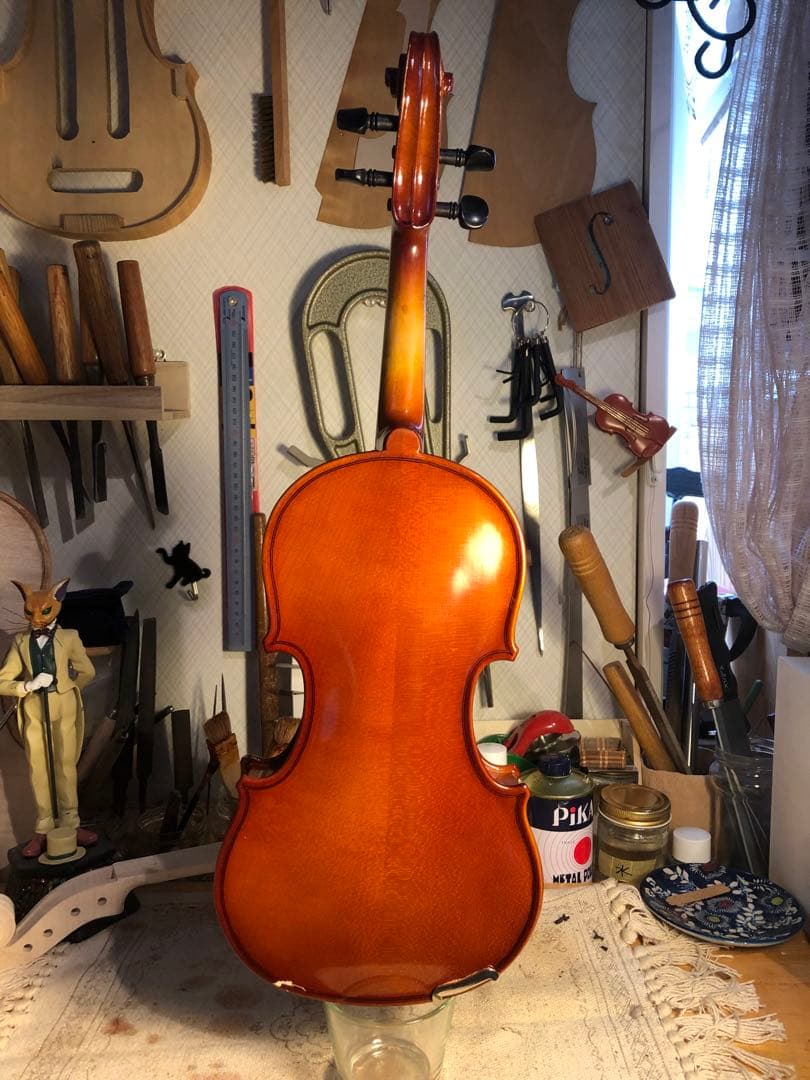 【訳あり特価.駒&魂柱調整済】カルロジョルダーノ分数バイオリンvs1 1/4