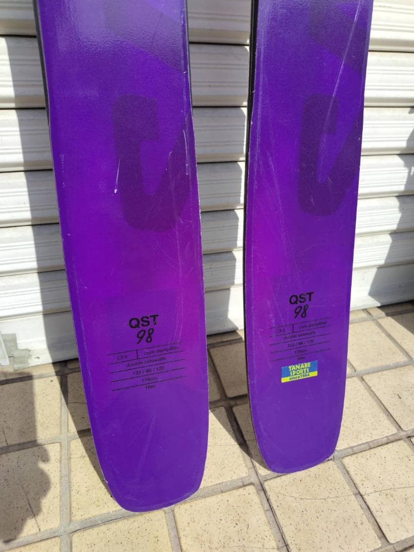 Salomon QST 98 176cm/スキー板/ビンディング付き！