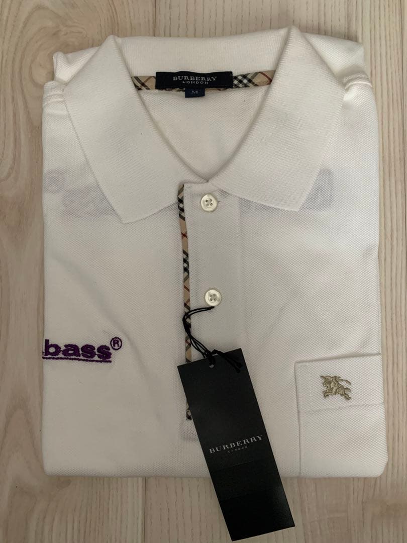 激レア 非売品 メガバス Burberry ポロシャツ 新品未使用