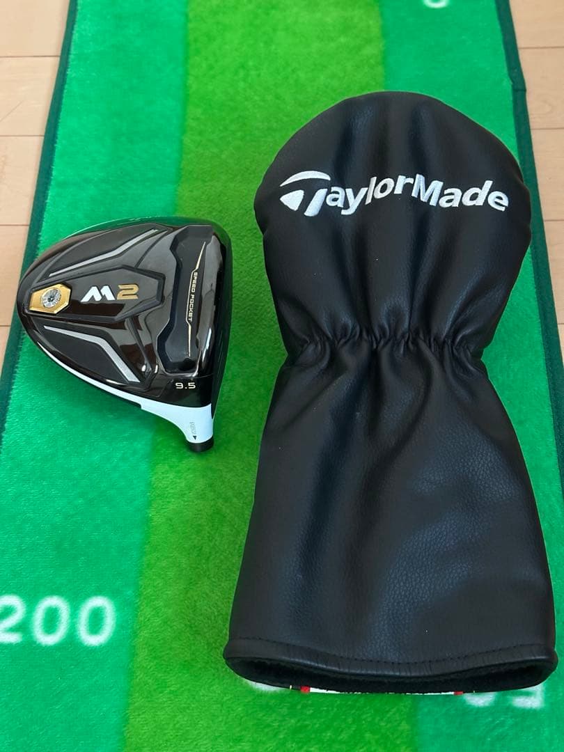 【名器レア】美品 TaylorMade M2 ドライバーヘッド9.5度カバー付