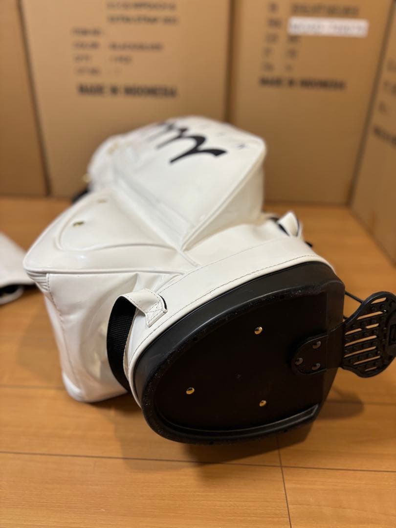 muta MARIN ムータマリン エナメル スタンドキャディバッグ 灯台 美品