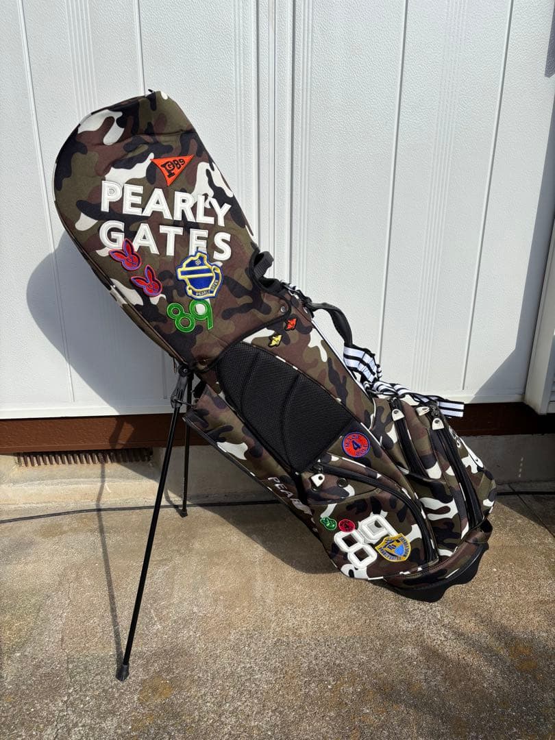 PEARLY GATES 迷彩スタンドバッグ &ヘッドカバー&ロッカーバックほか