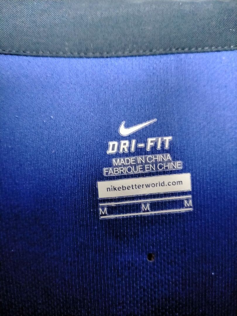 フェデラー　Nike Dri-FIT ポロシャツ M 青