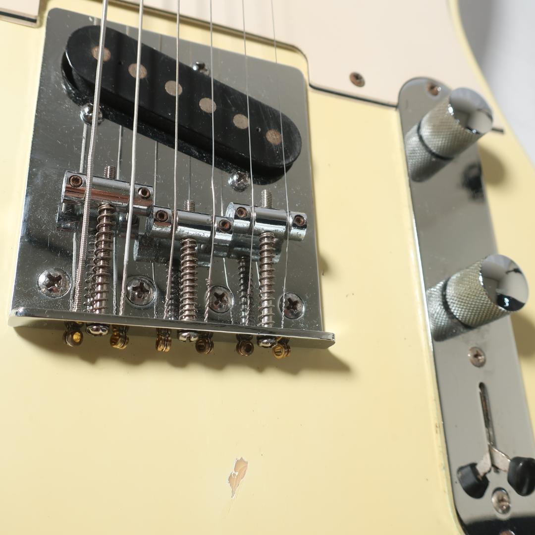 Juno テレキャスタータイプ エレキギター ケース付き ホワイト