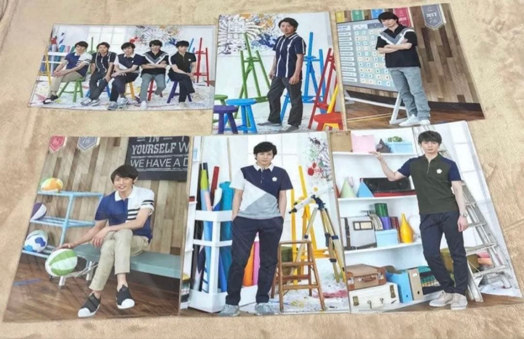 嵐 クリアファイル 大野智 櫻井翔 相葉雅紀 二宮和也 松本潤