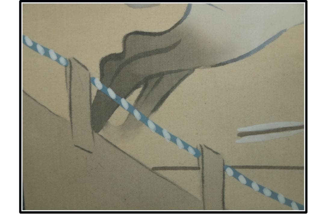 解体屋委託品　日本江戸時代肉筆掛け軸その3※激安骨董品 X1148C3-2