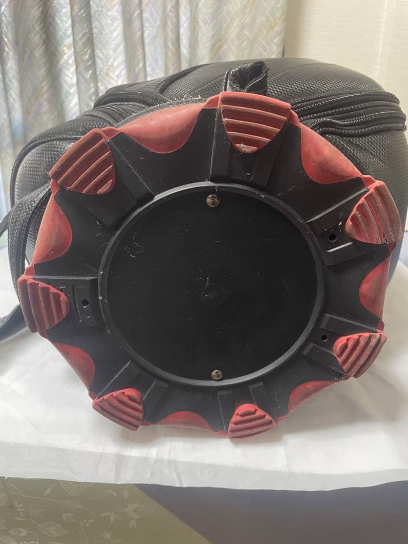 Lexus ゴルフバッグ・キャディバッグ 黒/赤　蓋あり