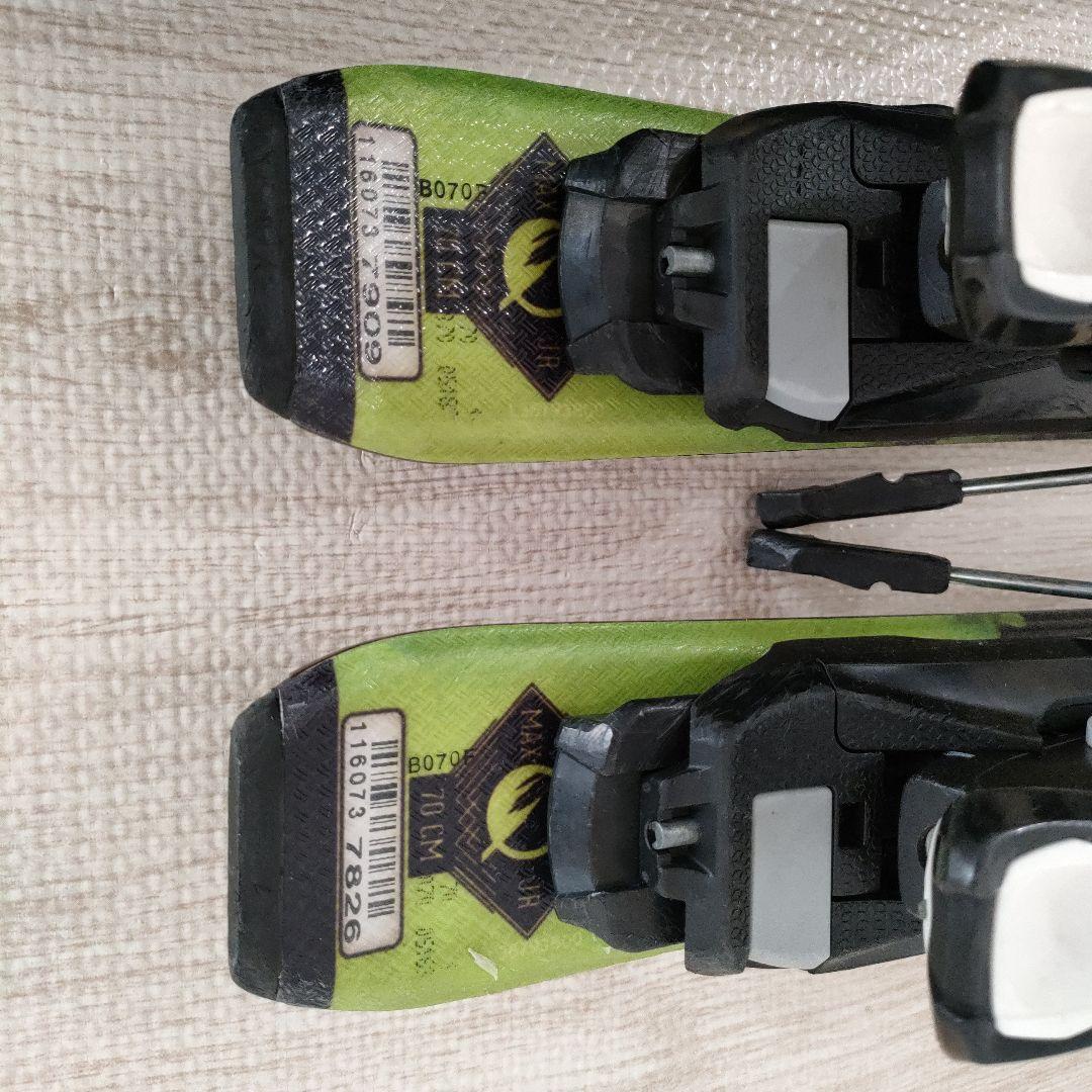 Salomon スキー板 70 CM グリーン/ブラック