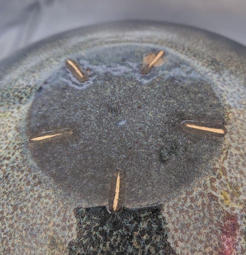 【木村盛和】作　盛皿　茶器　骨董品　皿　昭和レトロ　油滴天目　新品　未使用品