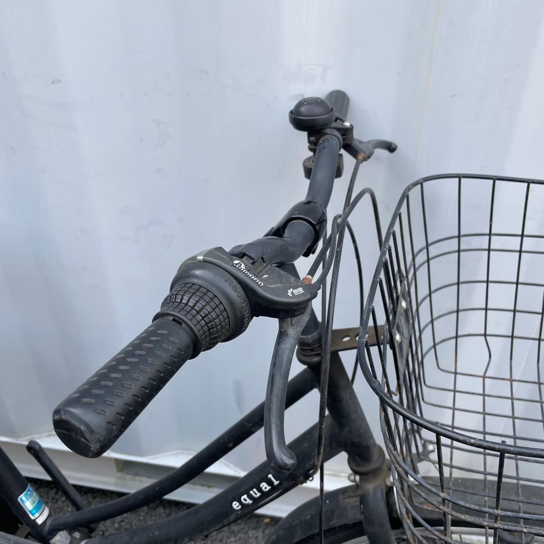 【都内/千葉市引取】ママチャリ 26インチ自転車 カゴ/鍵/ライト/6段変速付