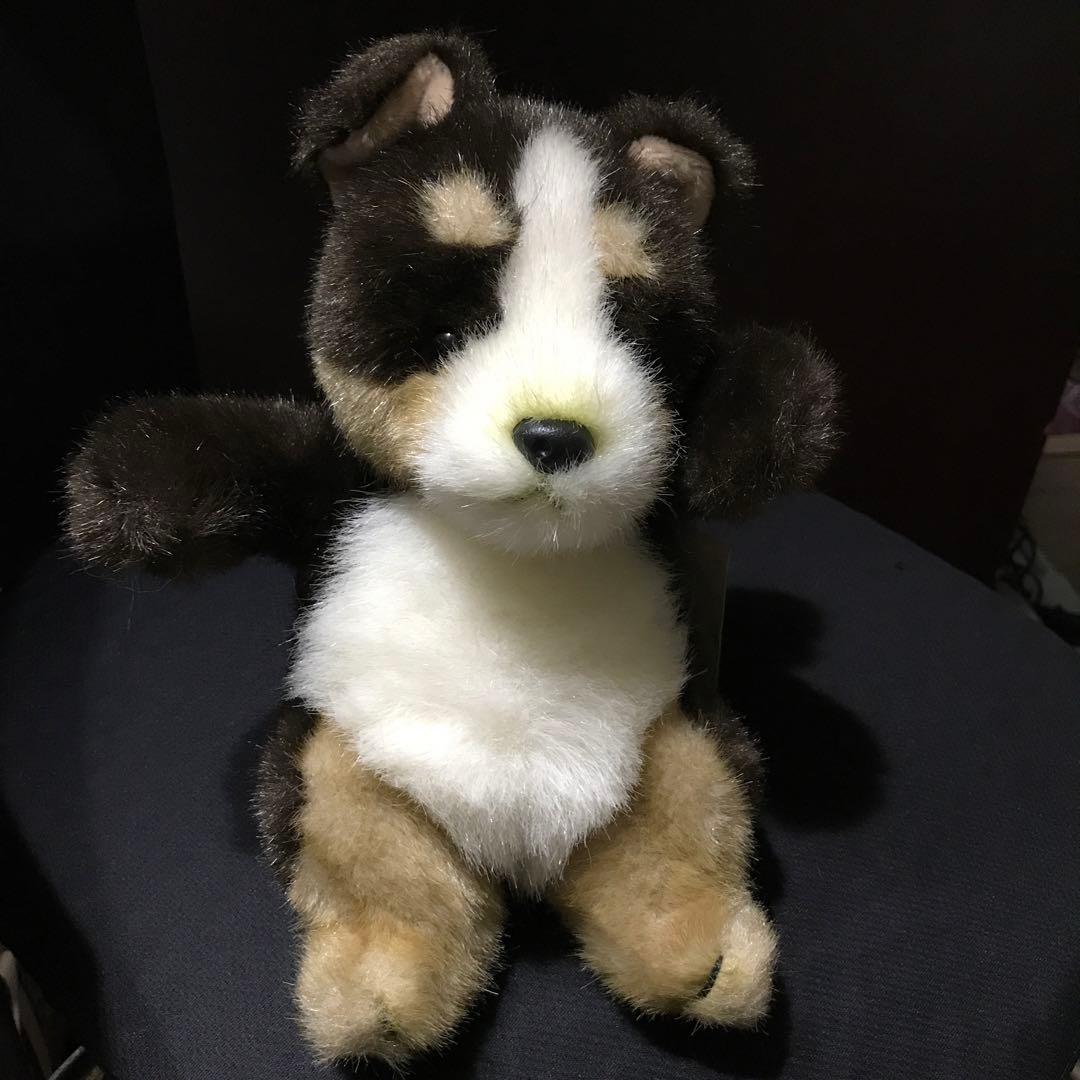 ぬいぐるみ　犬　いぬ　シェルティー　仔犬　サンアロー　レトロ　美品❣️