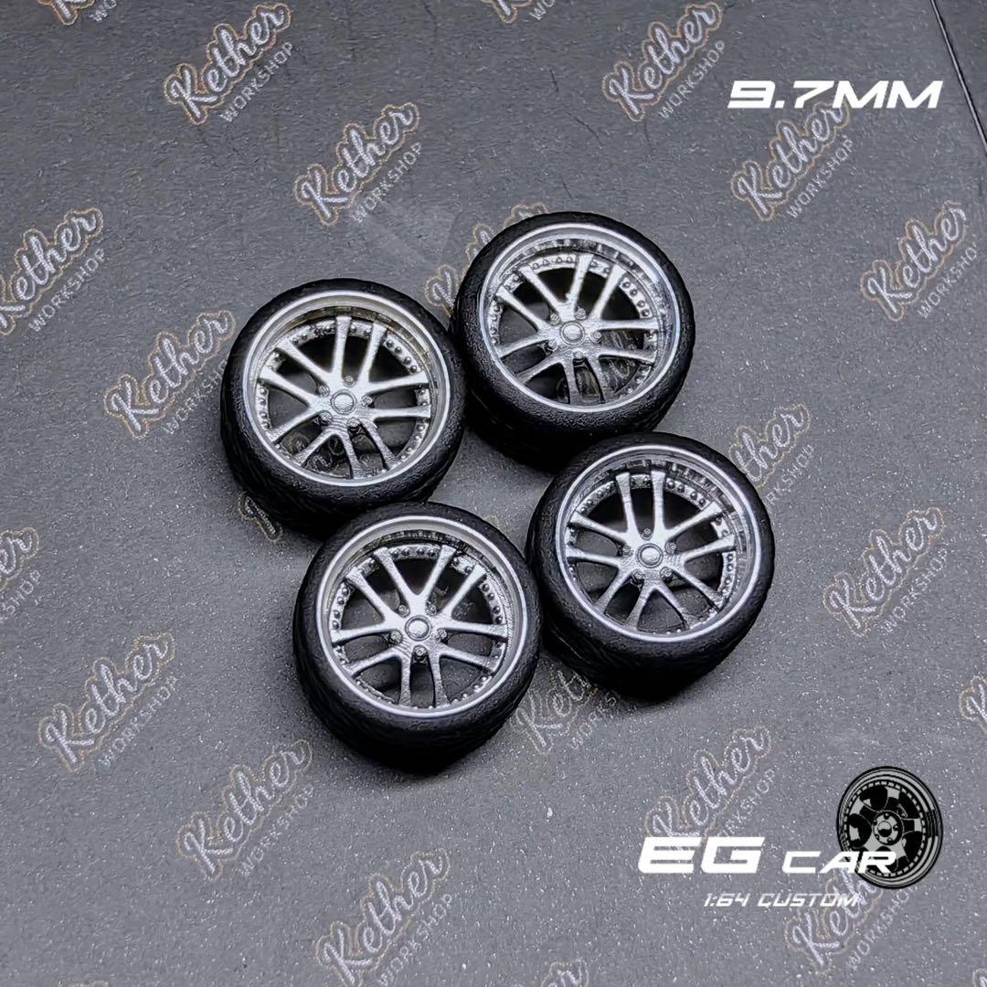 1/64 EGwheels Weds LXZ 風 ホイール ミニカートミーテック