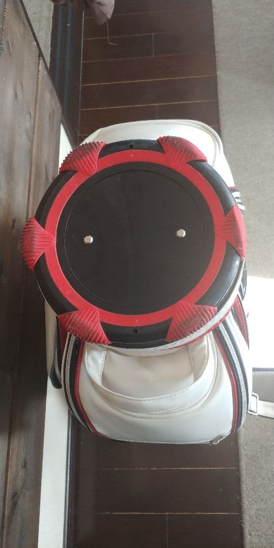 Coca-Cola キャディバッグ ホワイト/レッド/ブルー　ヘッドカバーつき