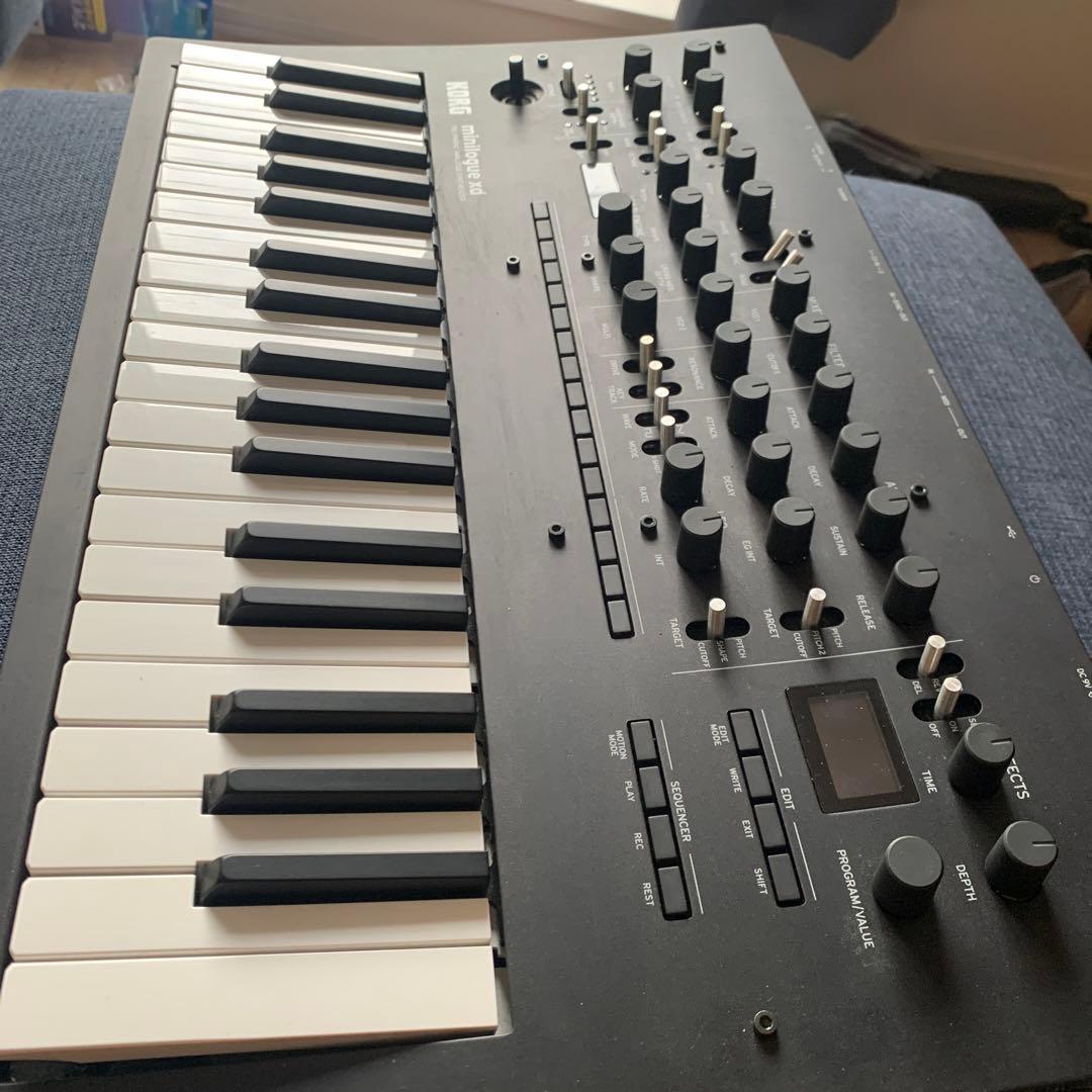 KORG minilogue xd アナログシンセサイザー 37鍵ケーブル付き