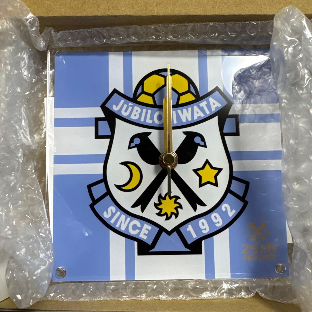 ジュビロ磐田　25周年　置き時計　エンブレム