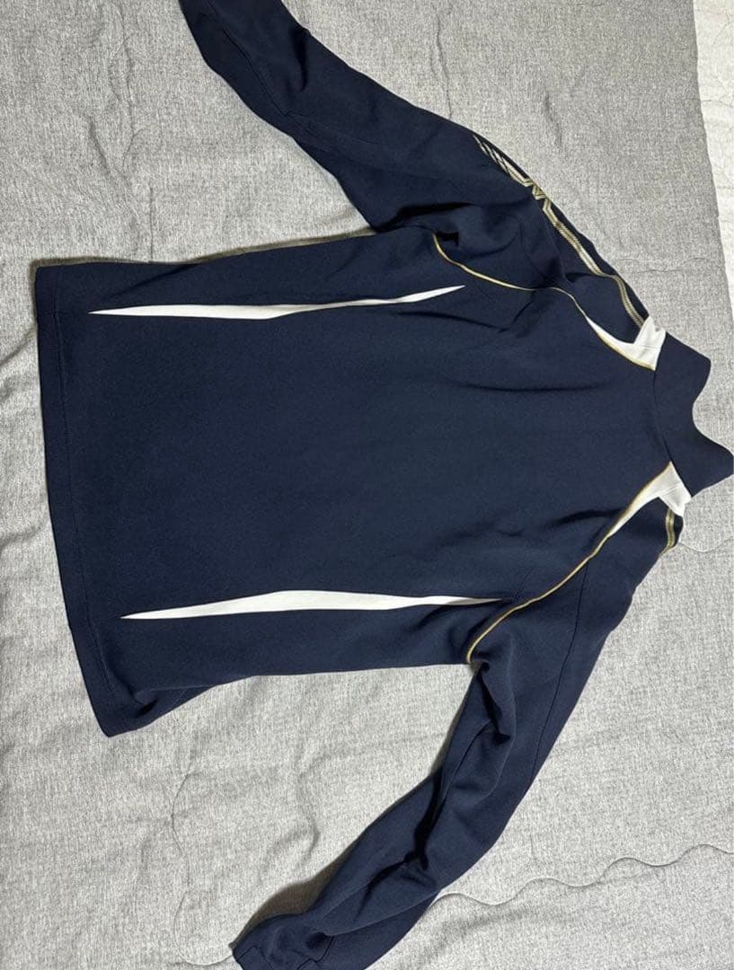 限定値下げ！　Mizuno ウォームアップウェア 上下2セット ネイビー