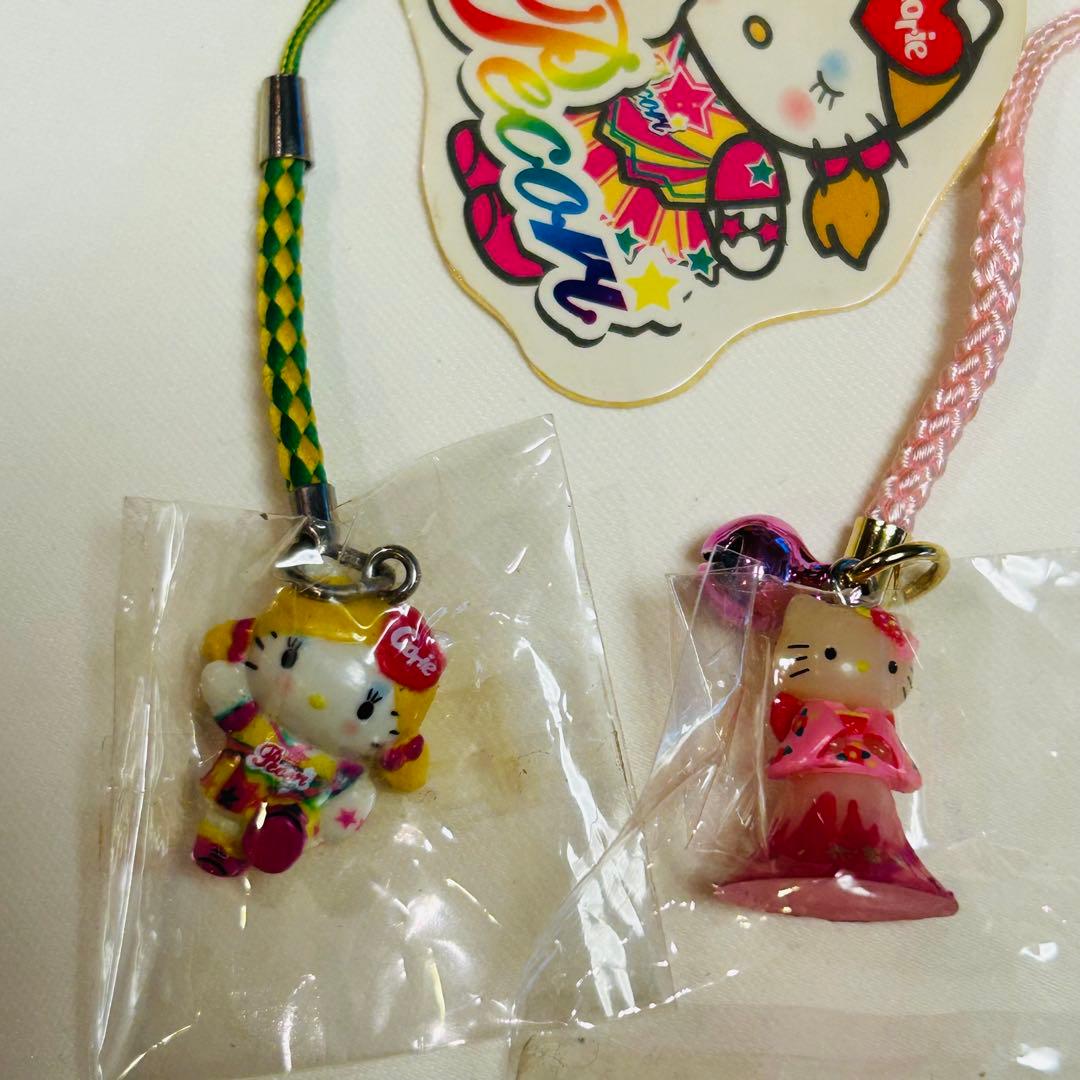ご当地キティ　根付ストラップ　ボールペン　ファスナーマスコット　6点セット
