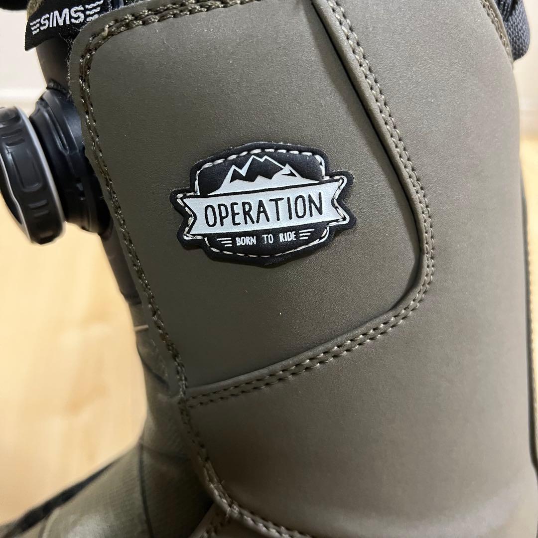 【即日発送】スノボブーツ　SIMS シムス OPERATION 24.0cm