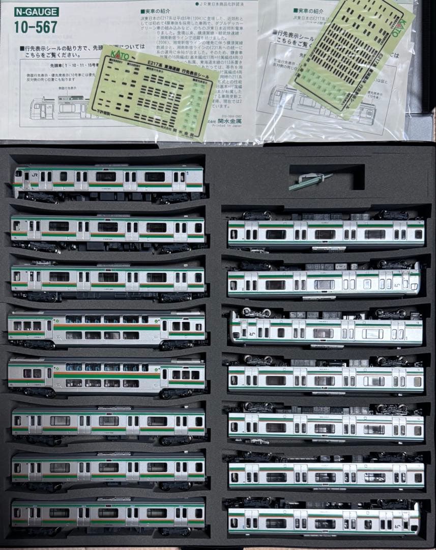 中*貴様 KATO E217系　東海道線