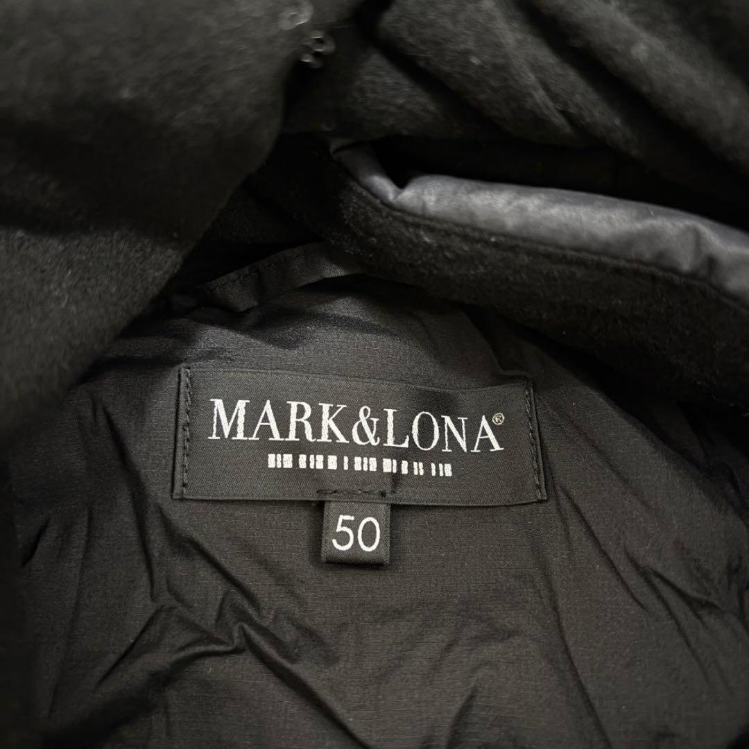 美品 マークアンドロナ セットアップ ダウン ブルゾン パンツ ブラック