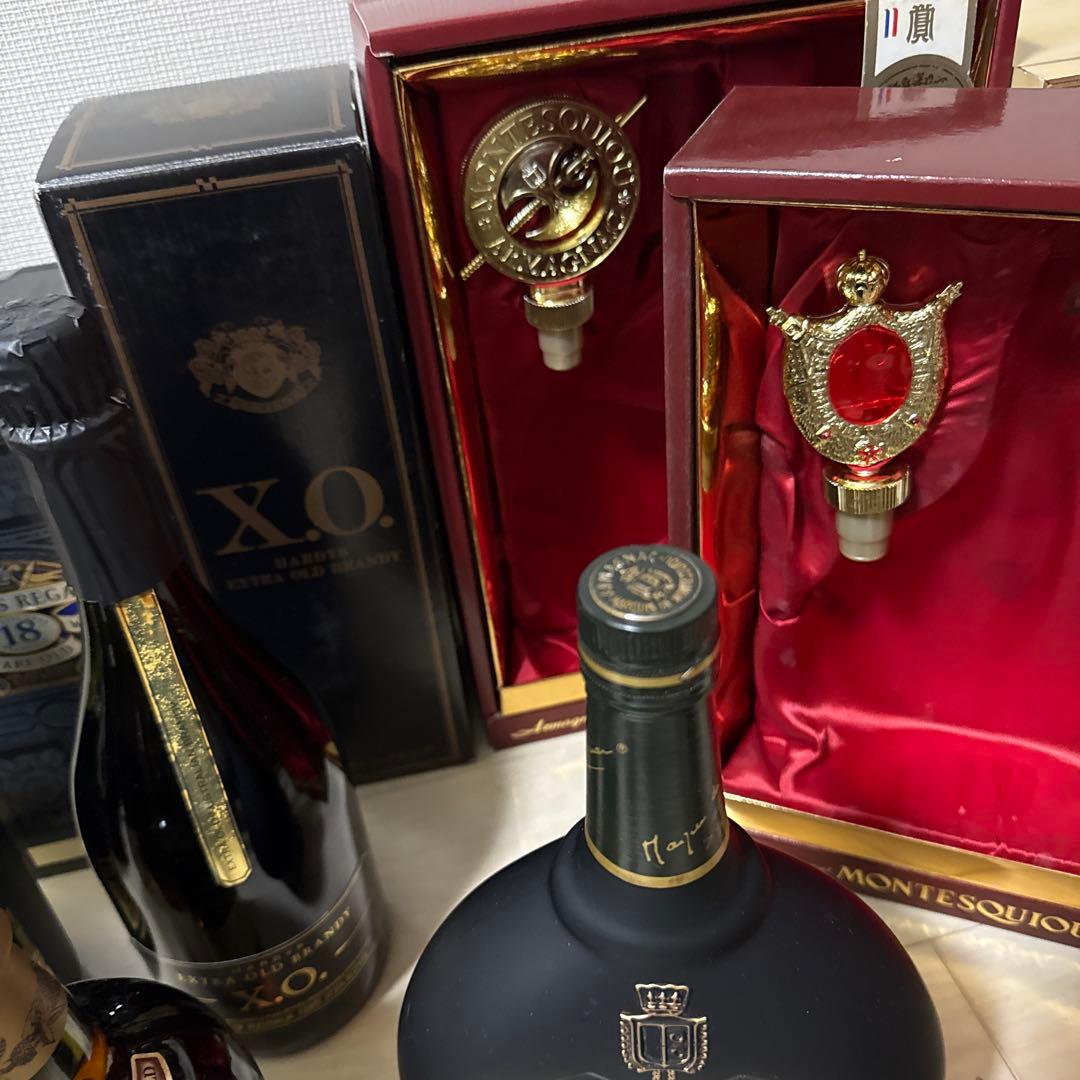 超豪華14本！ヘネシーXO金キャップ・グロリアオーシャン等 プレミアム洋酒セット