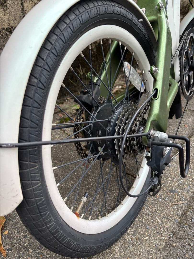 ERWAY A02 電動自転車ホワイトグリーン
