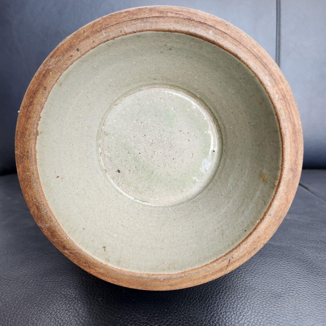 美術品 大堀 相馬焼 松永窯 耳付き花瓶(特大)